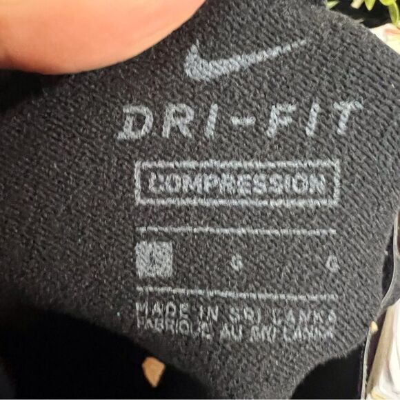 Nike Dri Fit Women Compression Leggings Base Layer Size Large Black Athletic Pro - Picture 6 of 7